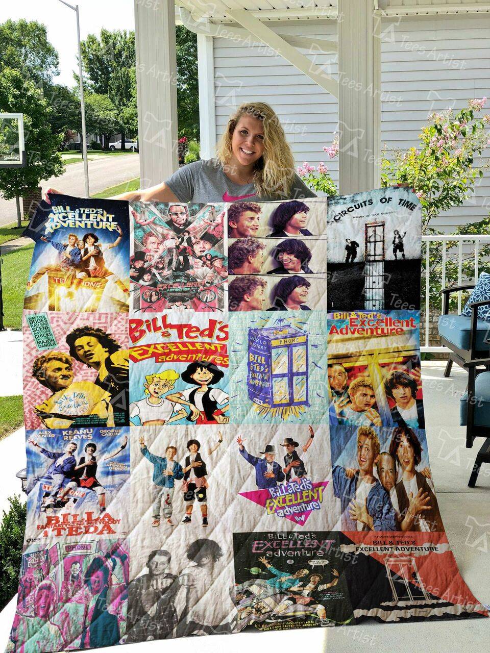 Bill & TedS Excellent Adventure Quilt Blanket 0655 and Home Decor