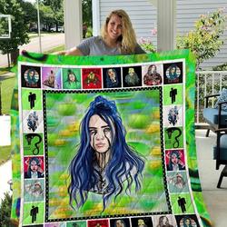 Billie Eilish All Season Plus Size Quilt Blanket and Home Decor