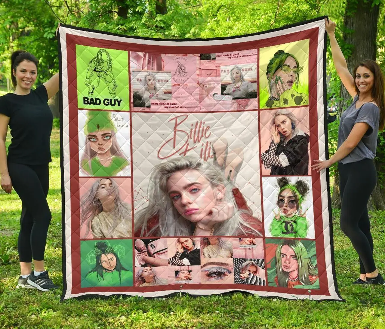 Billie Eilish Where Do We Go Funny Fan Gift Quilt and Home Decor
