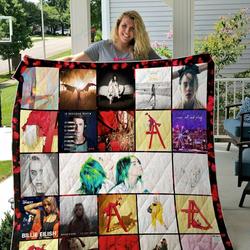 Billie Elish Quilt Blanket and Home Decor