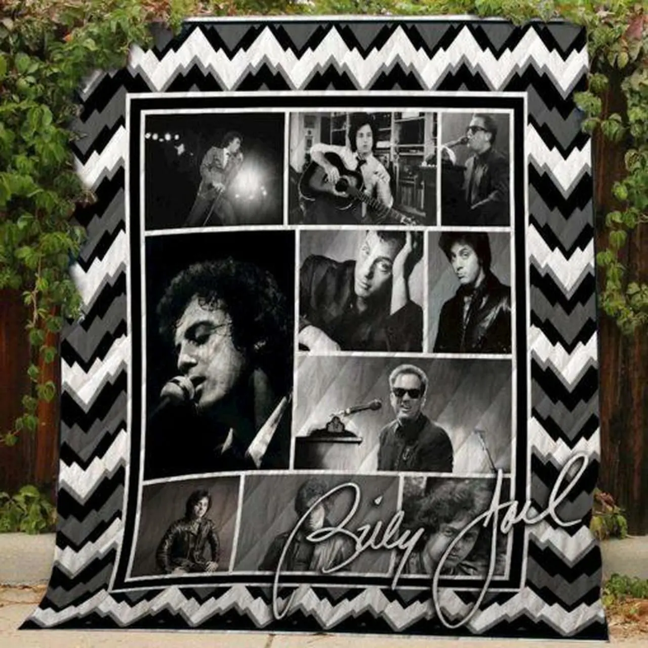 Billy Joel Quilt V1 and Home Decor