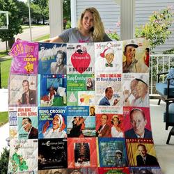 Bing Crosby Quilt Blanket and Home Decor