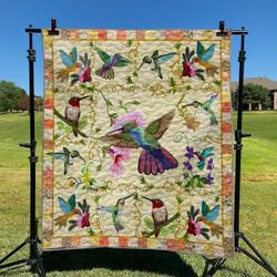 Bird And Spring DHCLD0909 Quilt Blanket and Home Decor