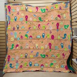 Bird Colorfull Quilt and Home Decor