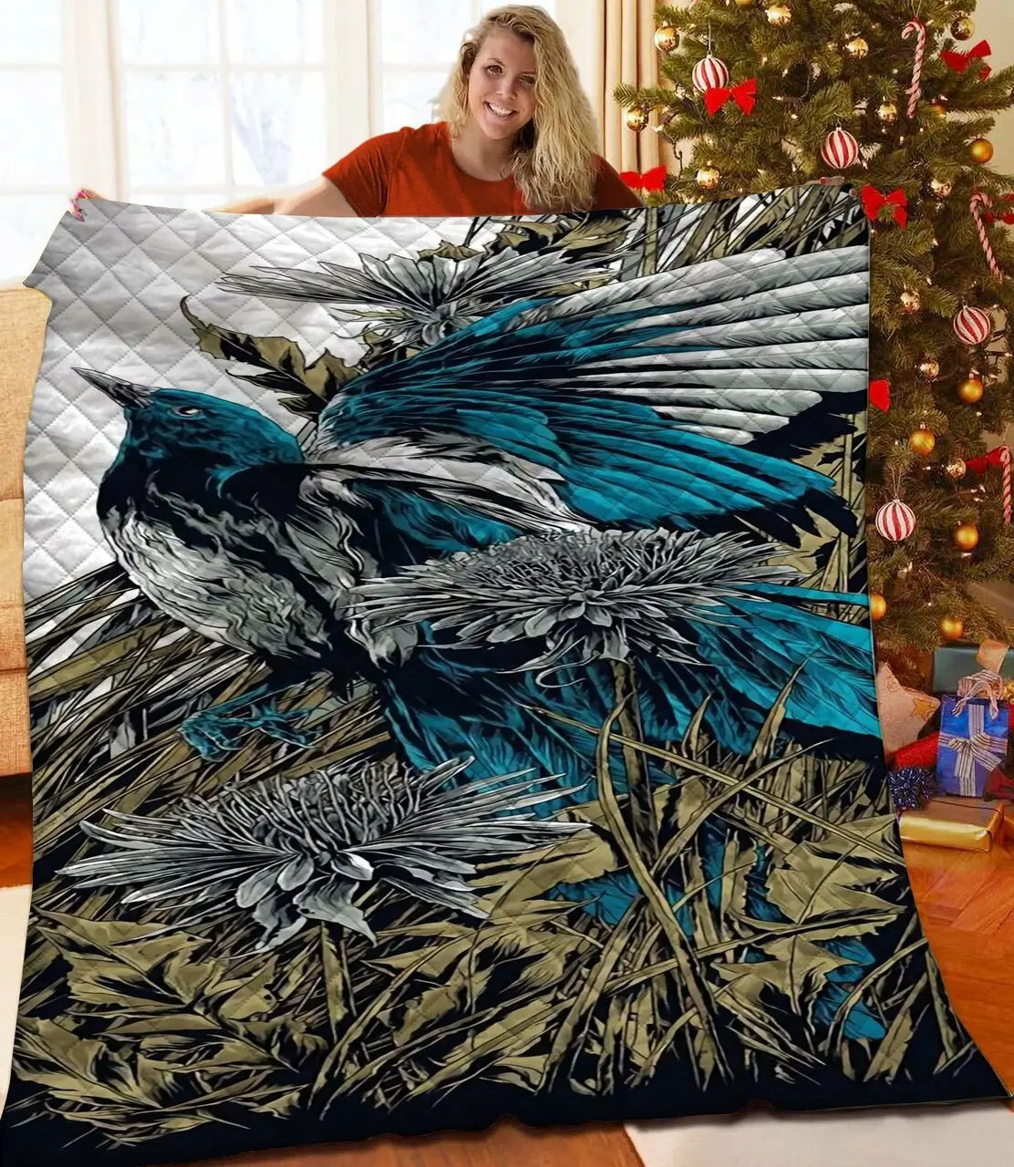 Bird Jfj Quilt Cv and Home Decor