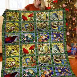 Bird Jfj Quilt Og and Home Decor