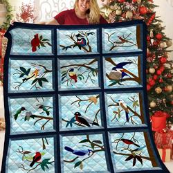 Bird Jfj Quilt Or and Home Decor