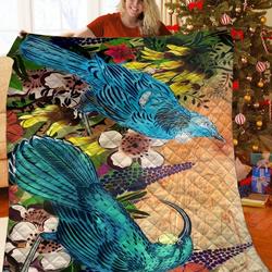 Bird Jfj Quilt Uf and Home Decor