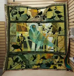 Bird Quilt V3 and Home Decor