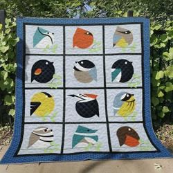 Bird Tt170703 Quilt Blanket and Home Decor