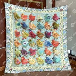 Birds Play Around Quilt Blanket Ytp0  Quilt and Home Decor