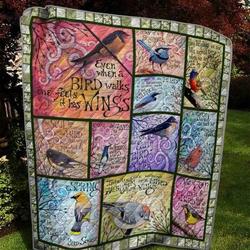 Bird:Spring Songs Quilt and Home Decor