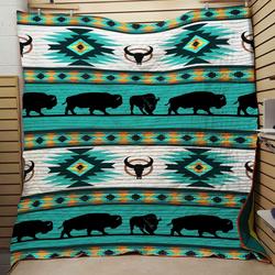 Bison 190221003 3D Customized Quilt Blanket 1131 and Home Decor
