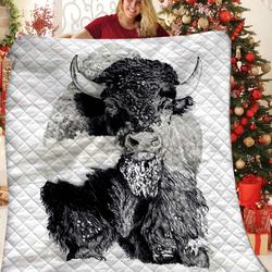 Bison Jfj Quilt Fa and Home Decor