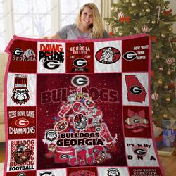 Bl - Gb Christmas Tree Quilt Blanket and Home Decor