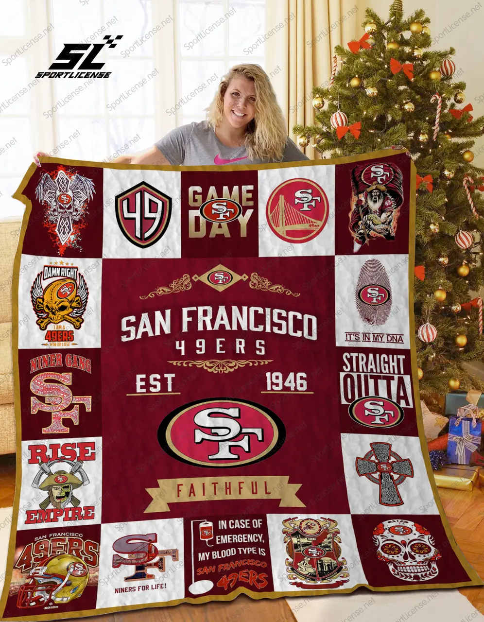 Bl - Sf49 Ver17 Christmas Quilt Blanket and Home Decor