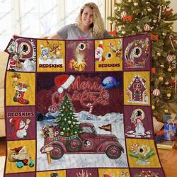Bl Wr Truck Quilt Blanket and Home Decor