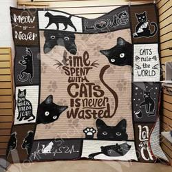 Black Cat Hur Quilt Cysikv and Home Decor