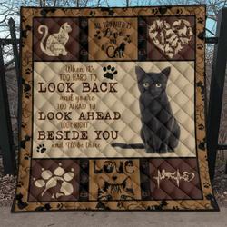 Black Cat Look To Back NTTH011298 NDC 3D Customized Quilt and Home Decor