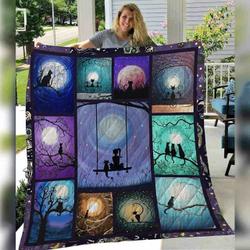 Black Cat Quilt Blanket ABC07112503 and Home Decor