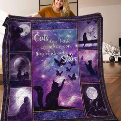 Black Cat Quilt Blanket C9B030307HD and Home Decor