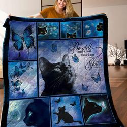 Black Cat Quilt Blanket C9B120602Na and Home Decor