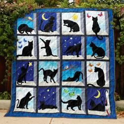 Black Cat ZK8 NTTH011298 TVM 3D Customized Quilt and Home Decor