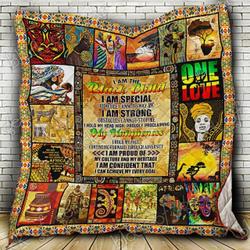 Black Child Cl18100085Mdq Quilt Blanket and Home Decor