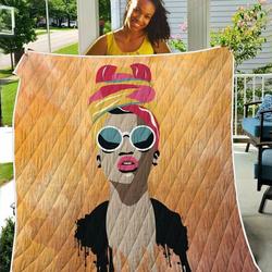 Black Girl Magic TH2309121CL Quilt Blanket and Home Decor