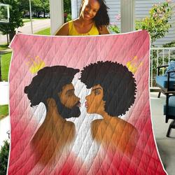 Black Love Art TH2309134CL Quilt Blanket and Home Decor