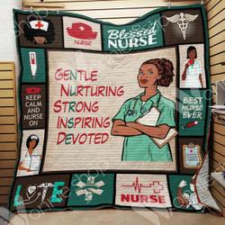 Black Nurse Quilt Blanket Dhc0602703Td and Home Decor