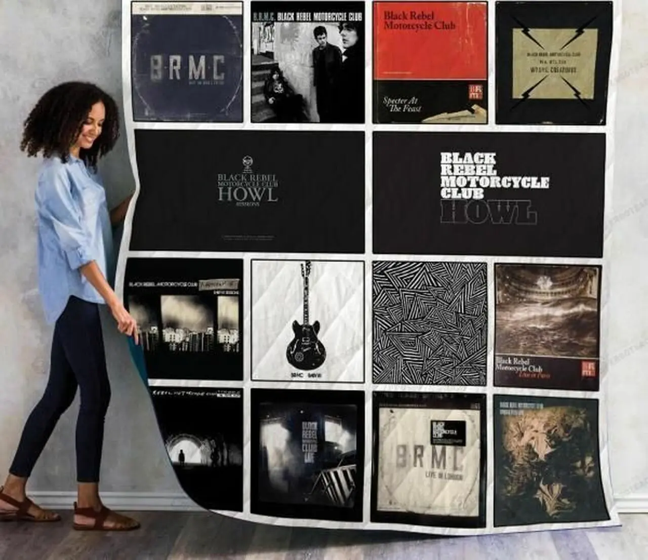 Black Rebel Motorcycle Club Albums Quilt Blanket 01 and Home Decor