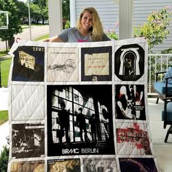 Black Rebel Motorcycle Club Singles Quilt Blanket 01 and Home Decor