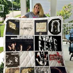 Black Rebel Motorcycle Club Singles Quilt Blanket 02 and Home Decor