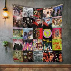 Black Uhuru Album Covers Quilt Blanket and Home Decor