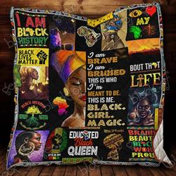 Black Woman Cl19100138Mdq Quilt Blanket and Home Decor