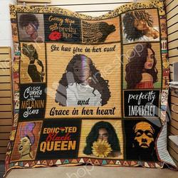 Black Women DHCDHC DT2210 Quilt Blanket 31 and Home Decor