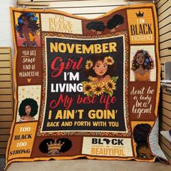 Black Women Quilt Blanket ABC07111399 and Home Decor