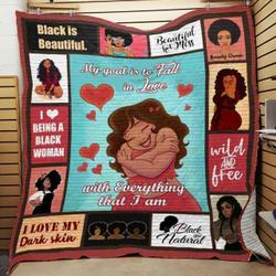 Black Women Quilt Blanket ABC07111795 and Home Decor