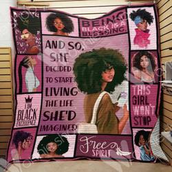 Black Women Quilt Wyu and Home Decor