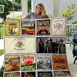 Blackberry Smoke 3D Personalized Customized Quilt Blanket 49 and Home Decor