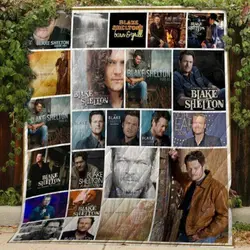 Blake Shelton Quilt V4 and Home Decor