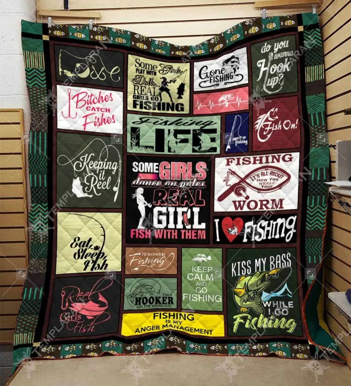 Blanket 3D Printing Ntp-Qvk0071 Quilt and Home Decor