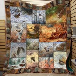 Blanket 3D Printing Ntp-Qvk0074  Quilt and Home Decor