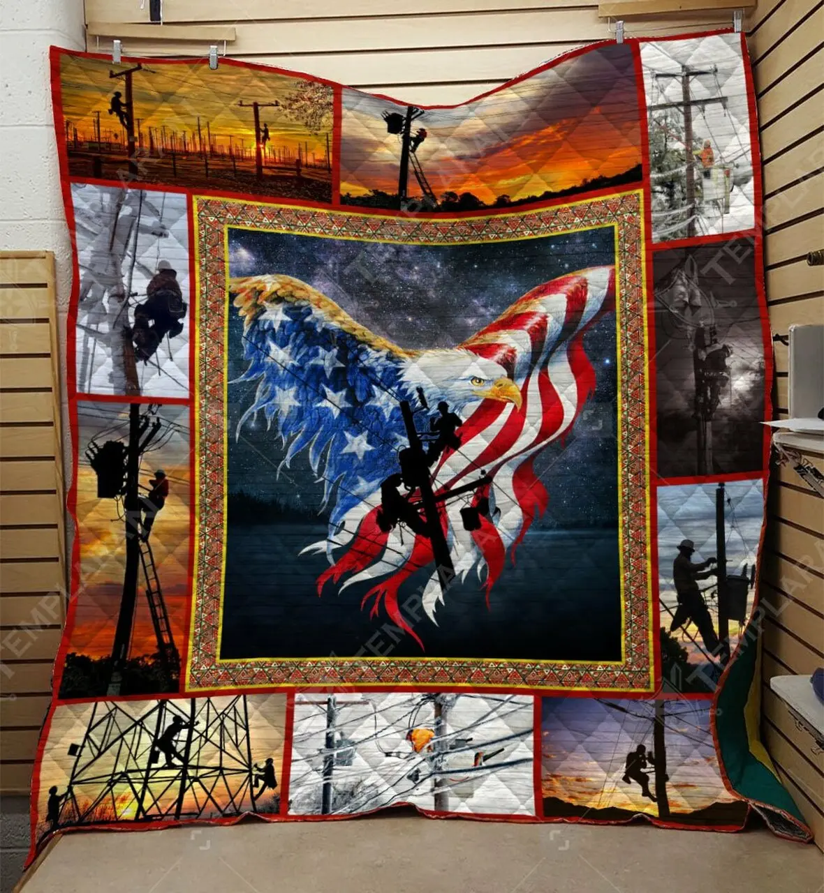 Blanket 3D Printing Pm-Qct173 Quilt and Home Decor