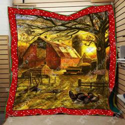 Blanket 3D Printing Pm-Qhn00009  Quilt and Home Decor