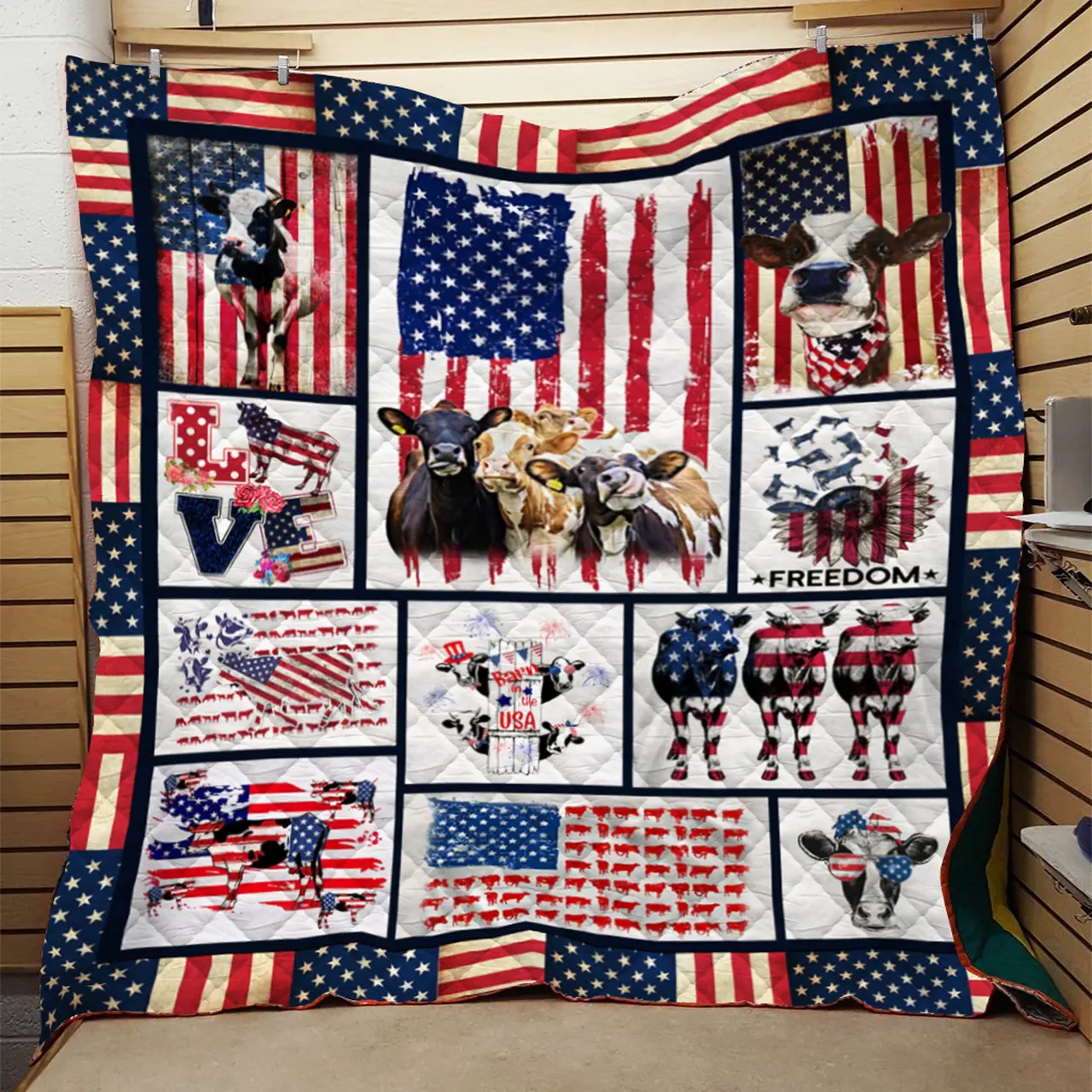 Blanket 3D Printing Pm- Qnk00035 Quilt and Home Decor