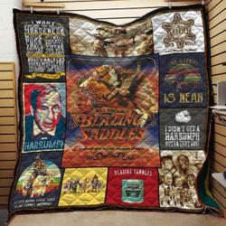 Blazing Saddles Collage Blanket Th0907 Quilt and Home Decor