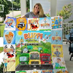 Blippi Quilt Blanket- Custom Quilt- Connor and Home Decor
