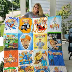 Blippi Quilt Blanket- Custom Quilt- Ryder and Home Decor